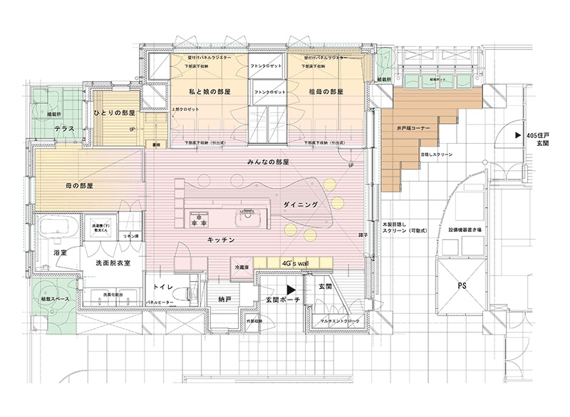 4G HOUSE 間取り図