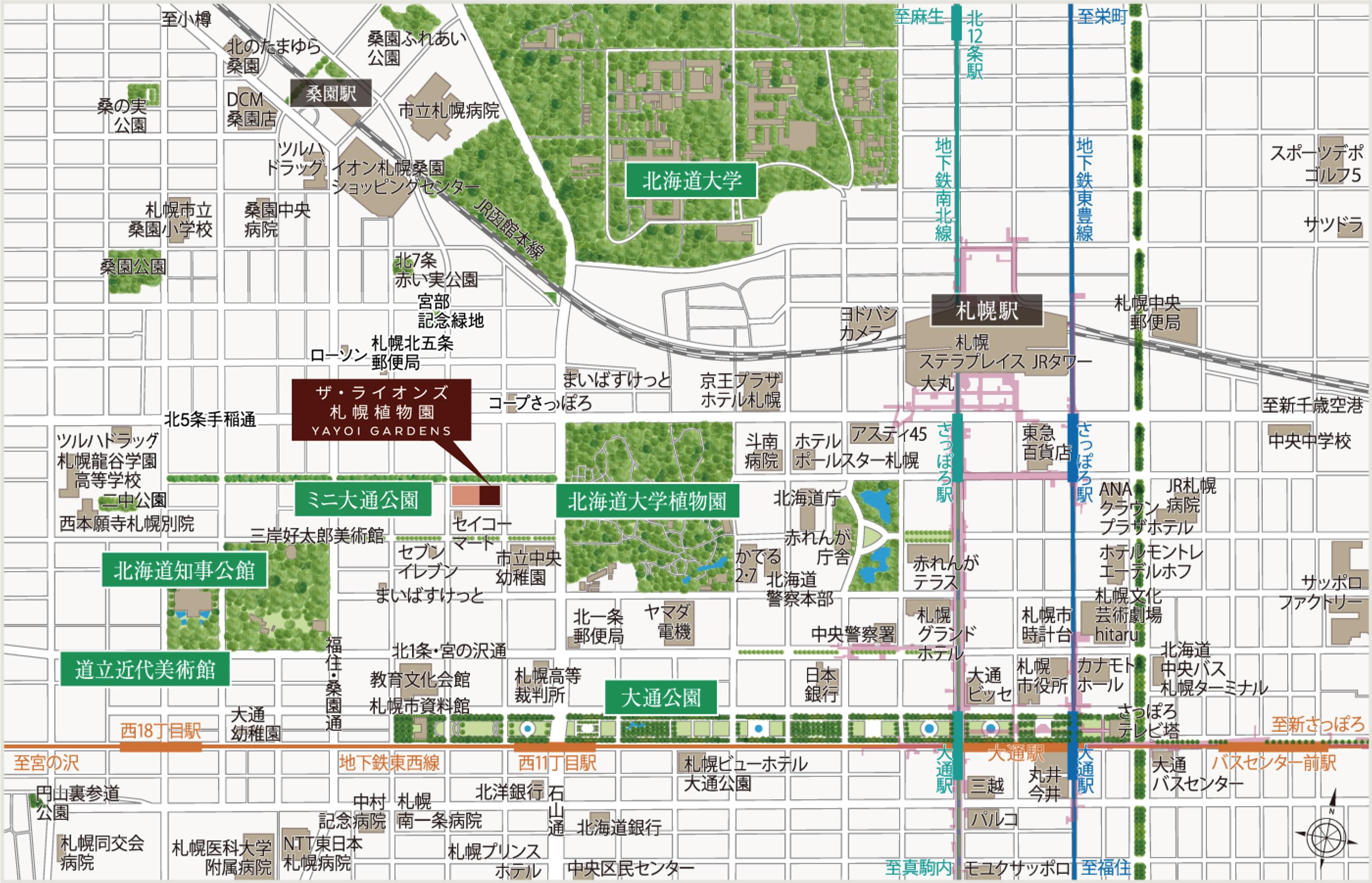現地案内図