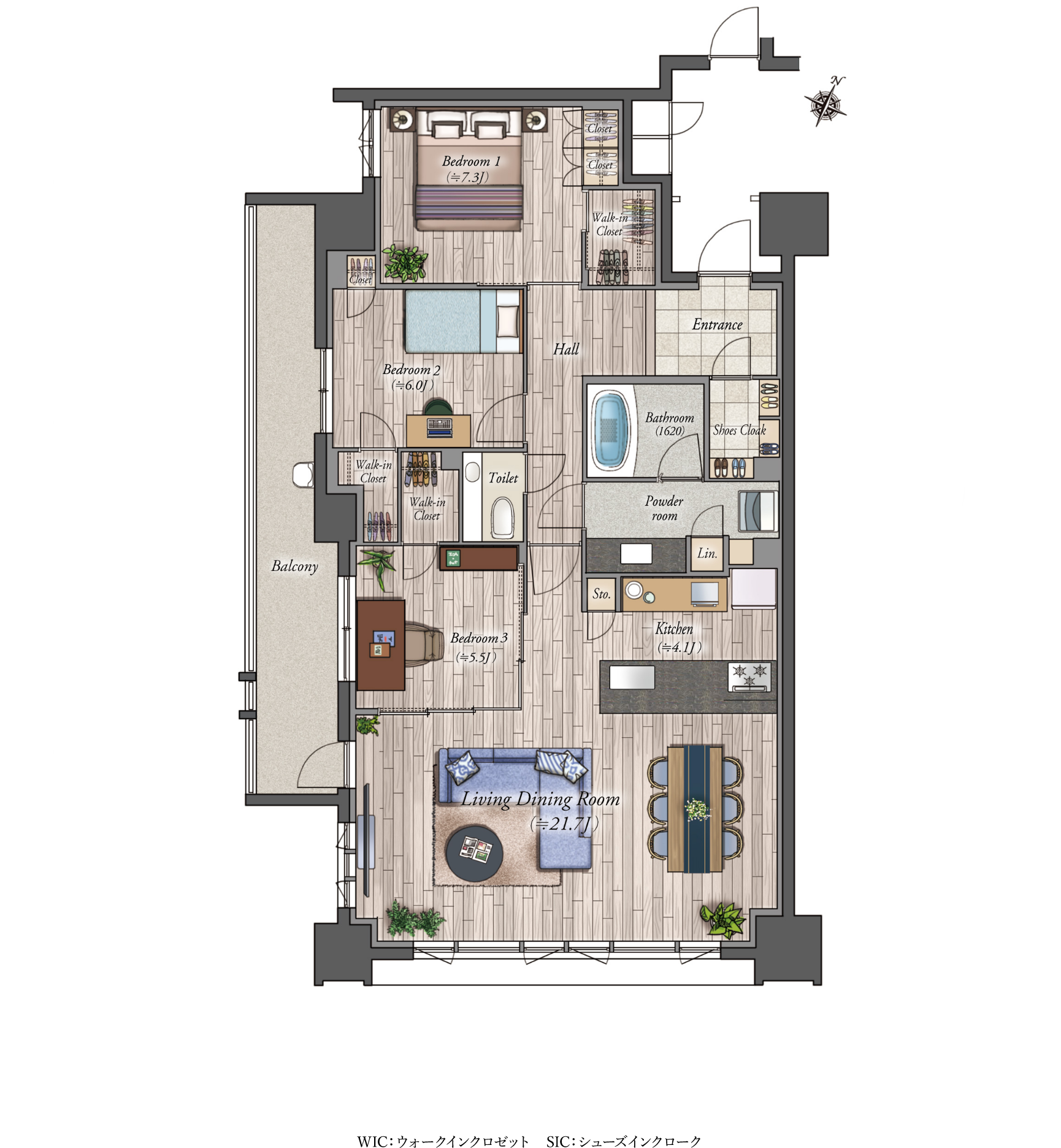 D2type 家具レイアウト図