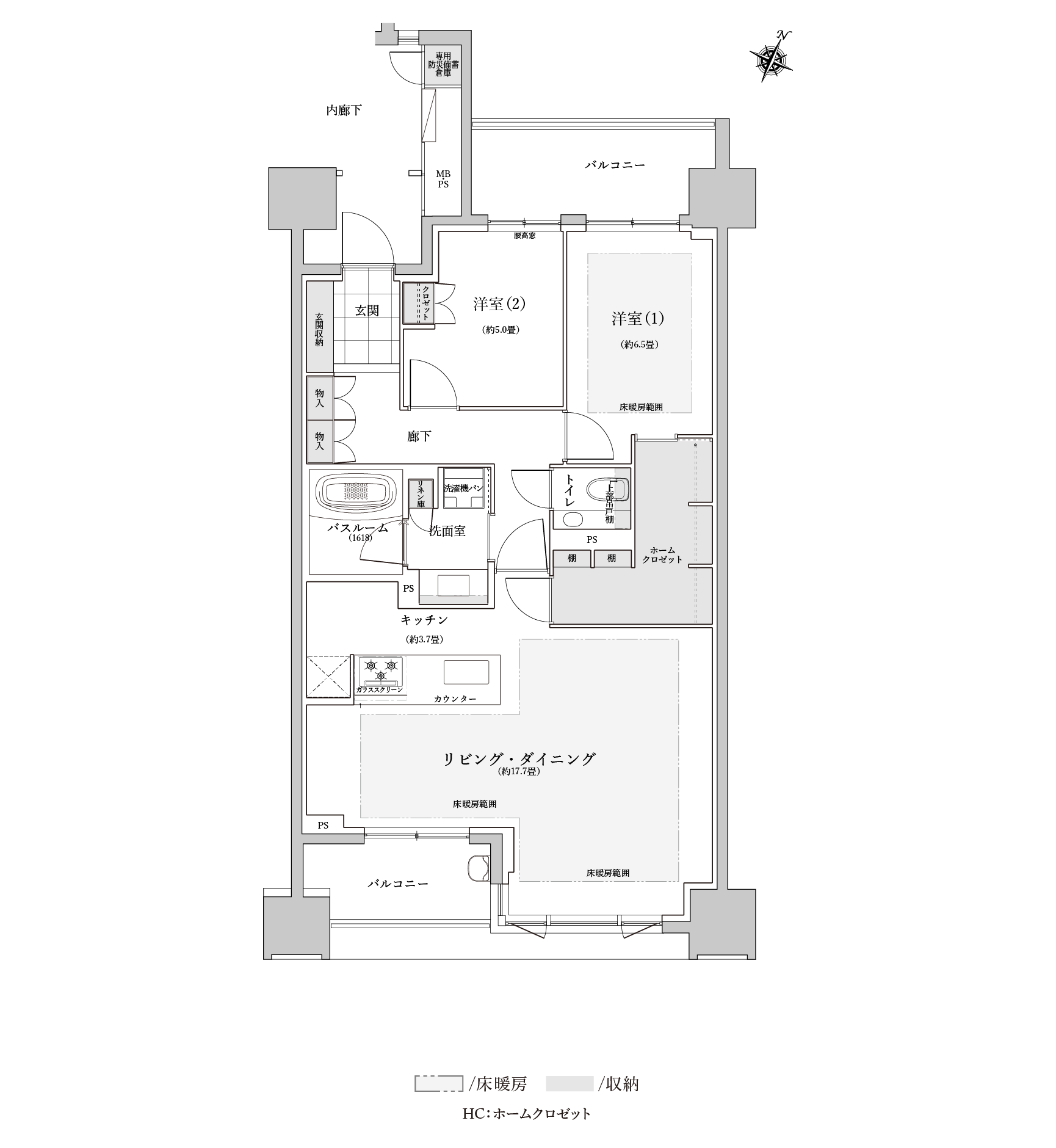 E2type 間取り図