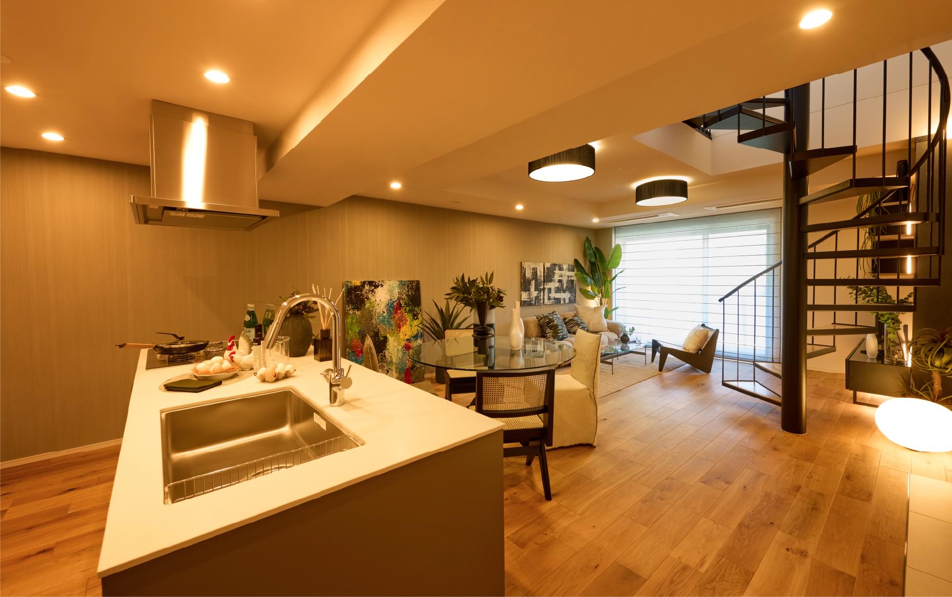 Living Dining Room （Sタイプ／408号室／2026年5月撮影）