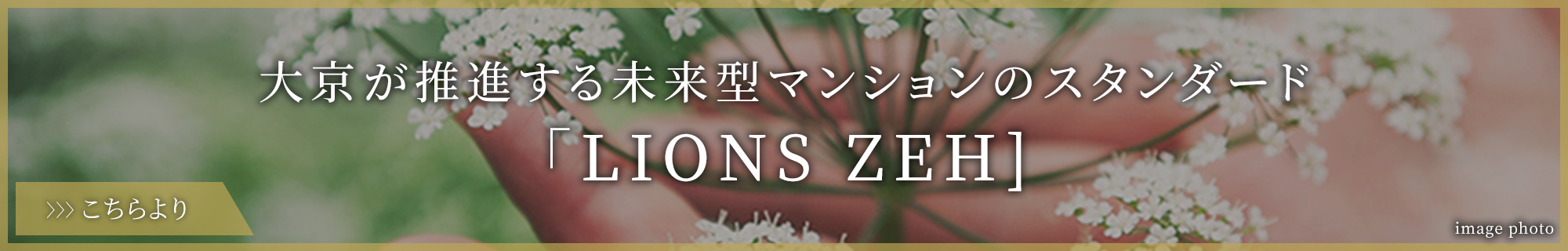 大京が推進する未来型マンションのスタンダード「LIONSZEH]