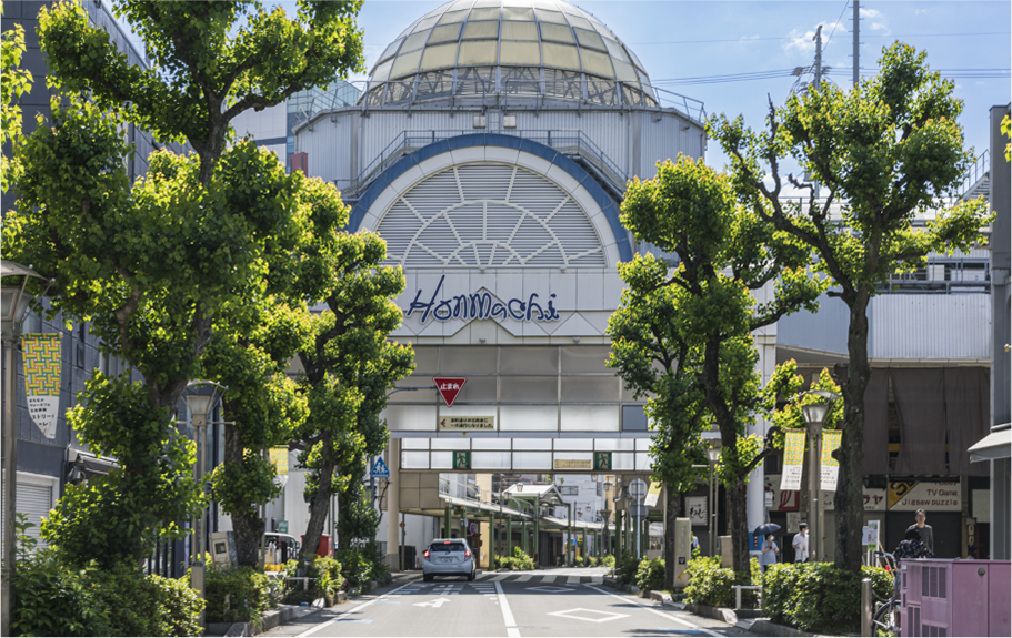 一宮市本町商店街周辺