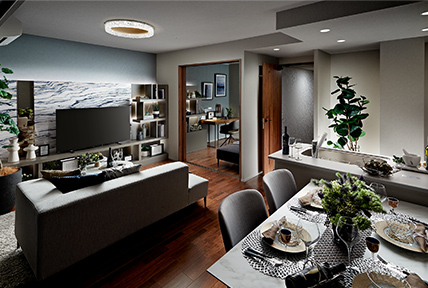 LIVING DINING