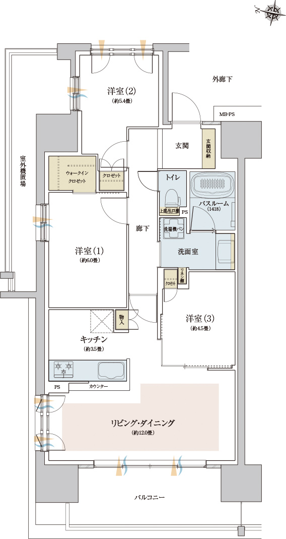 家具レイアウト図