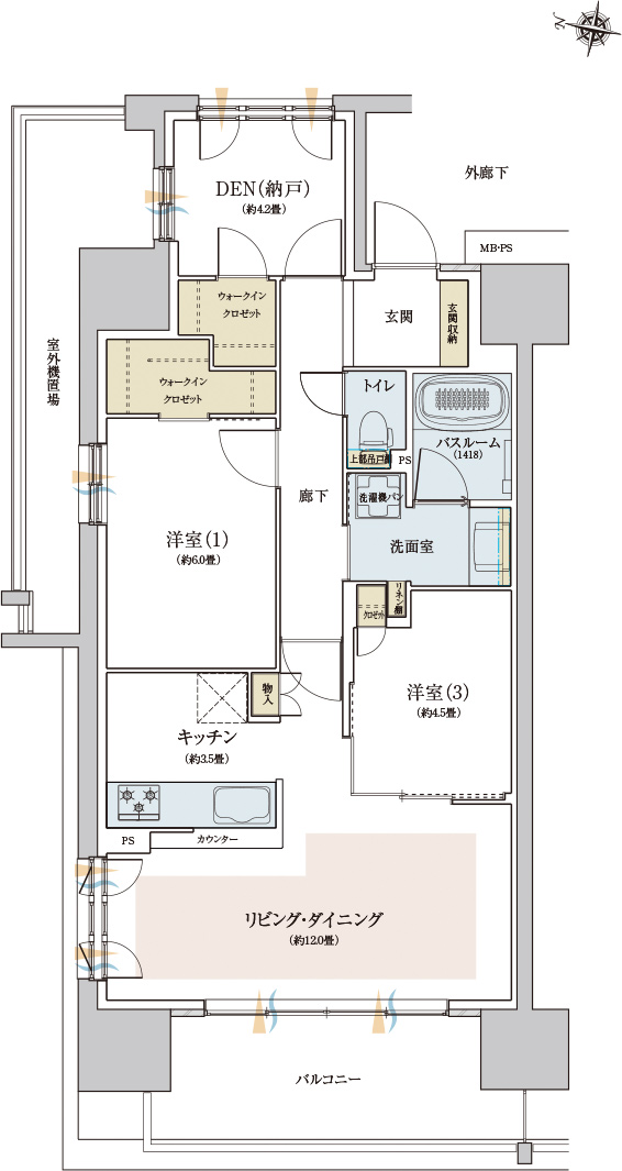 家具レイアウト図