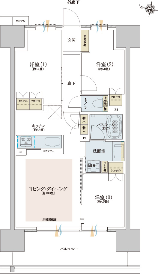 家具レイアウト図