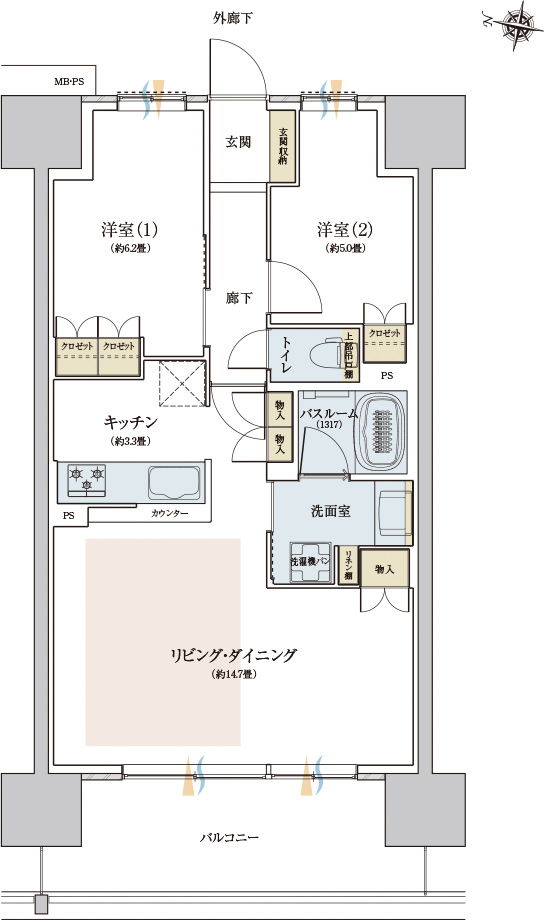 家具レイアウト図