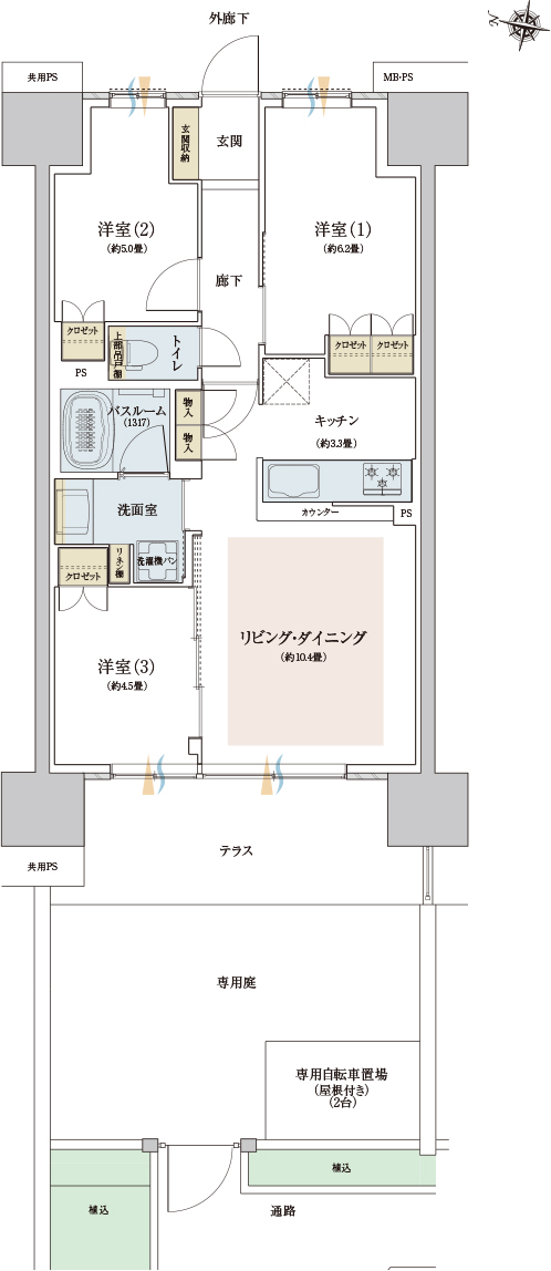 家具レイアウト図