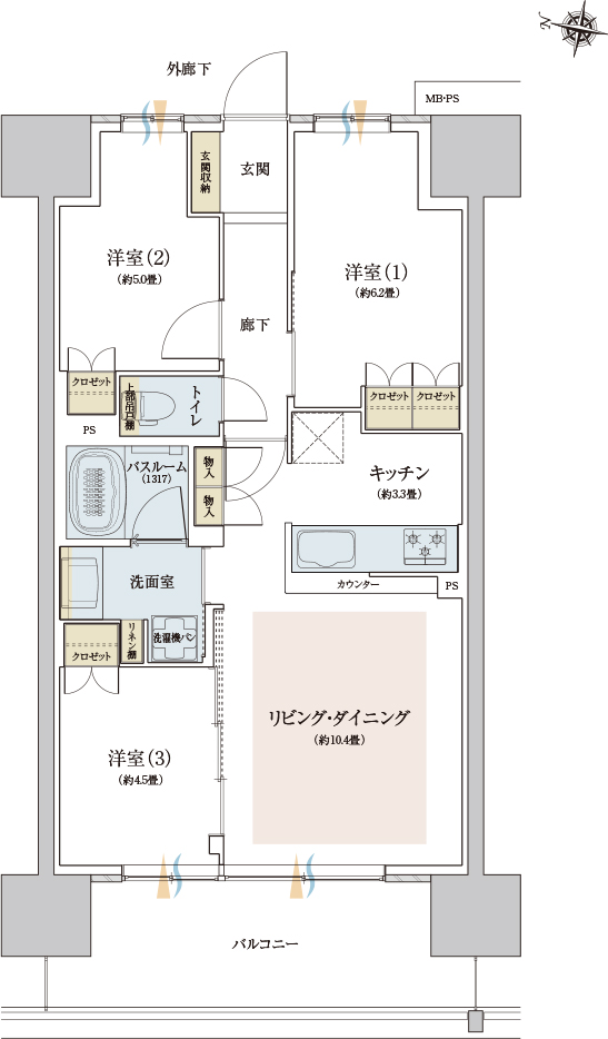 家具レイアウト図