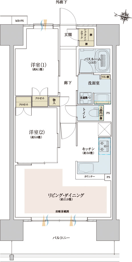 家具レイアウト図