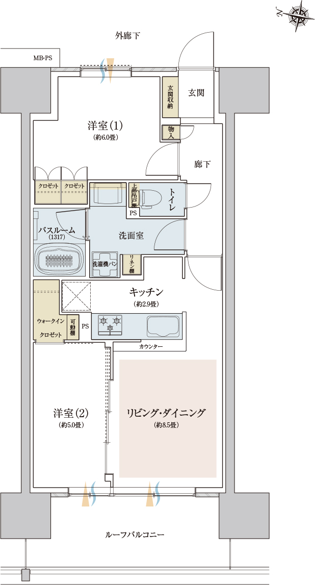 家具レイアウト図