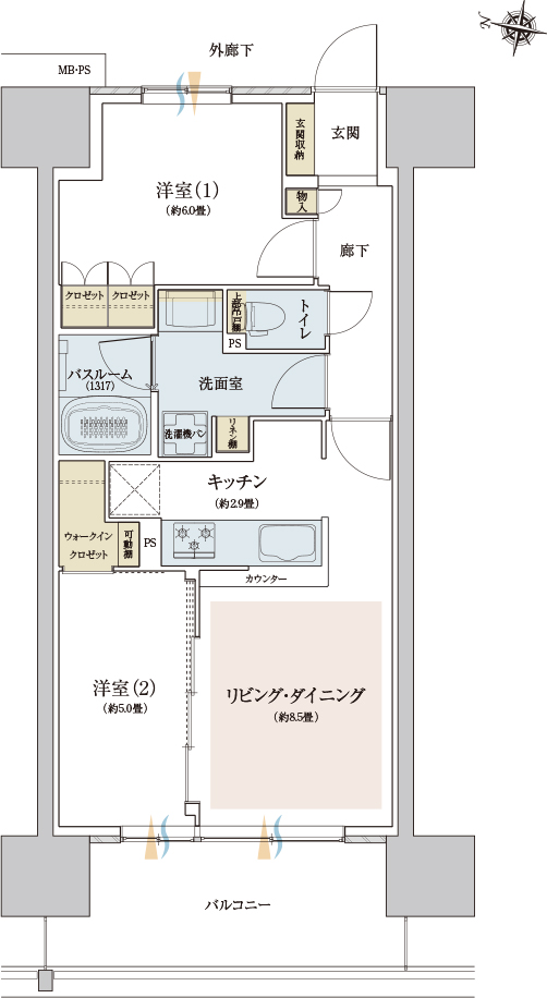 家具レイアウト図