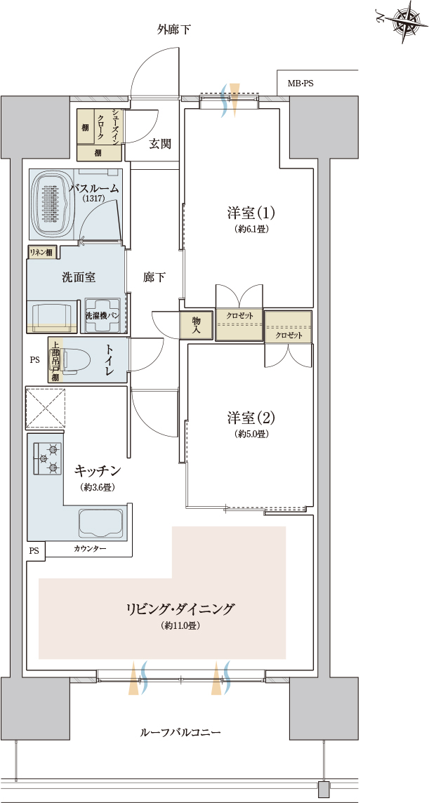 家具レイアウト図