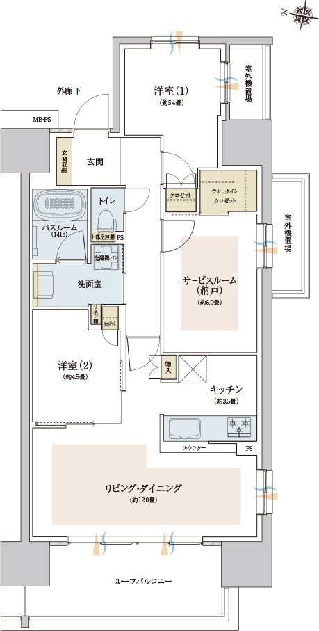 家具レイアウト図