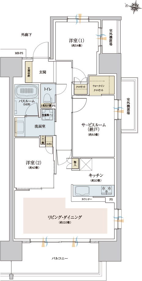 家具レイアウト図