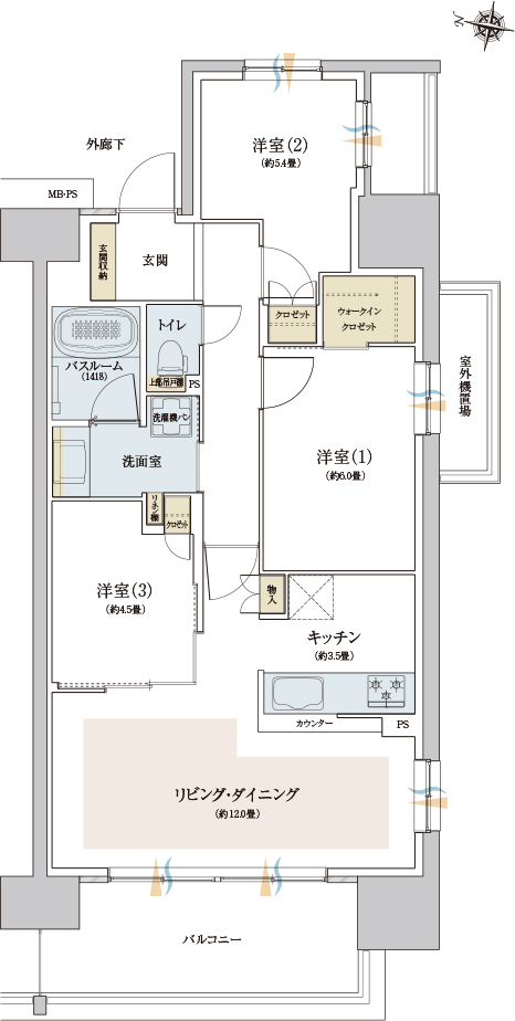 家具レイアウト図
