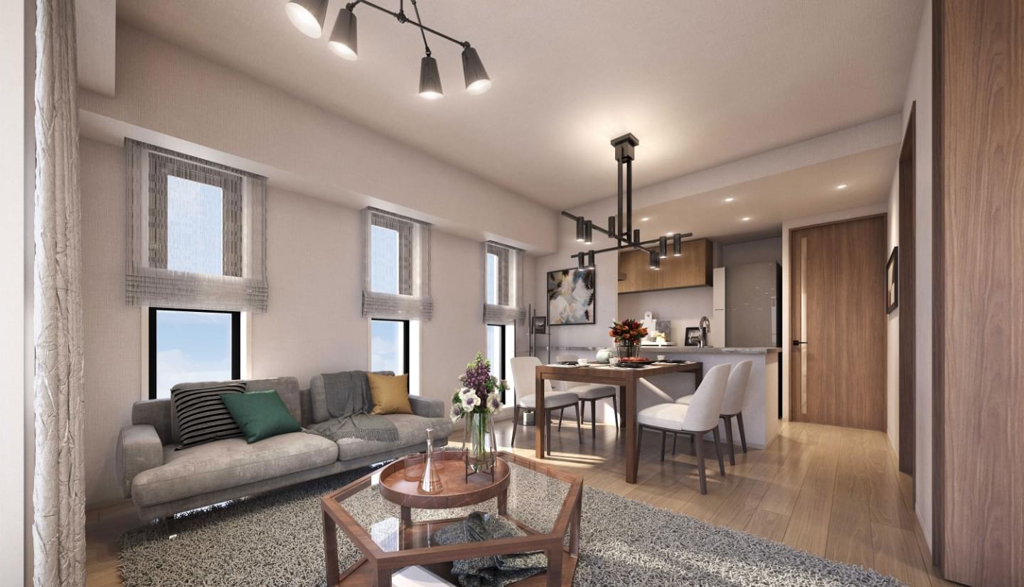 リビング・ダイニング、キッチン