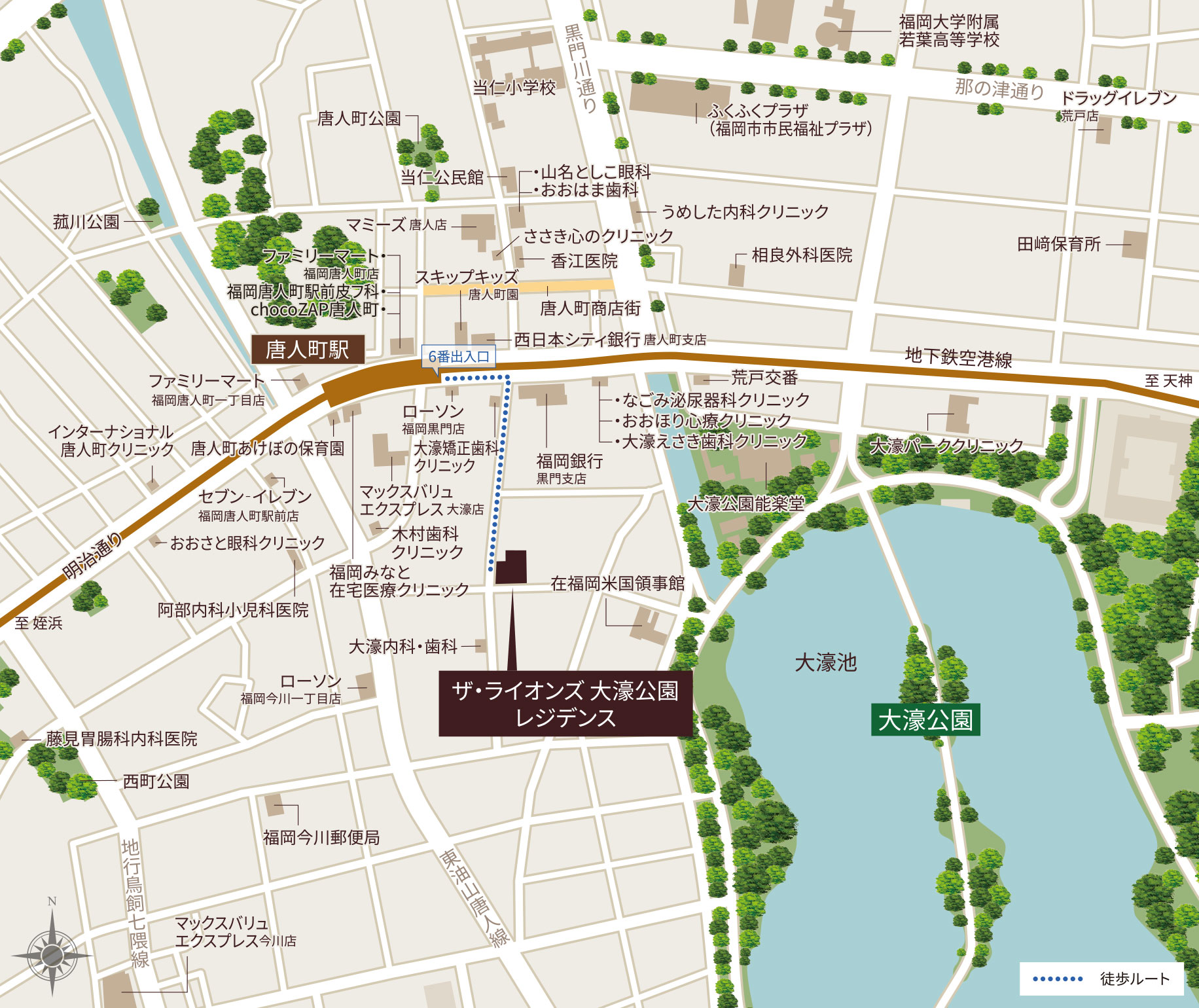 現地案内図