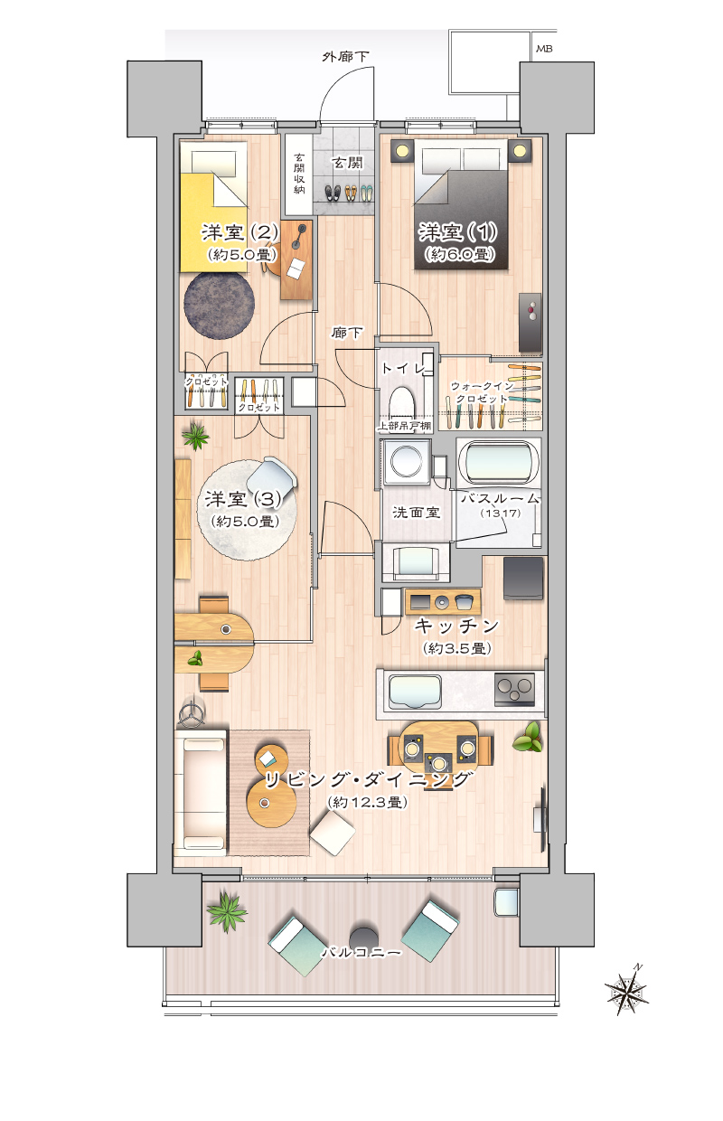 家具レイアウト画像