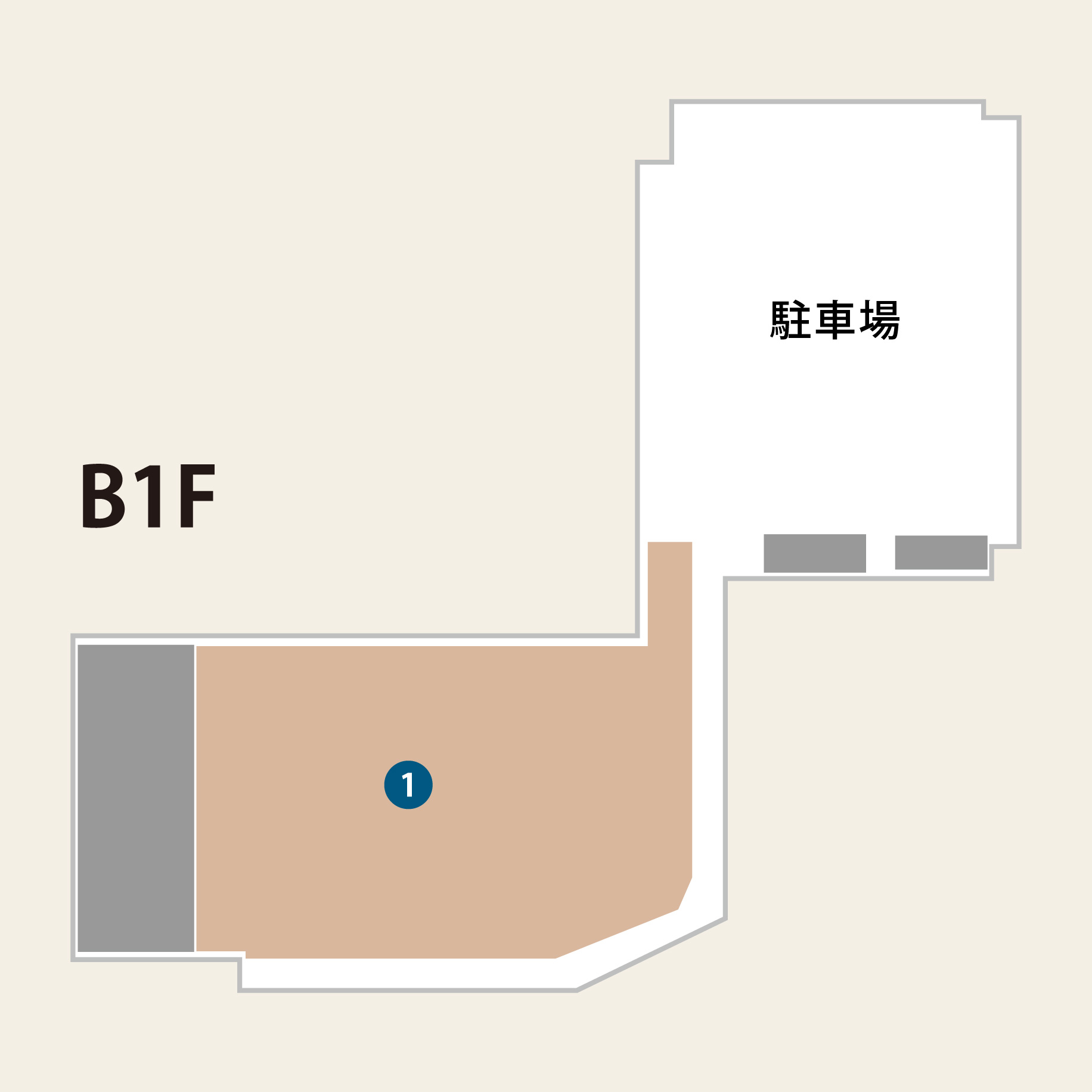 キテラタウン調布 フロアマップ B1F