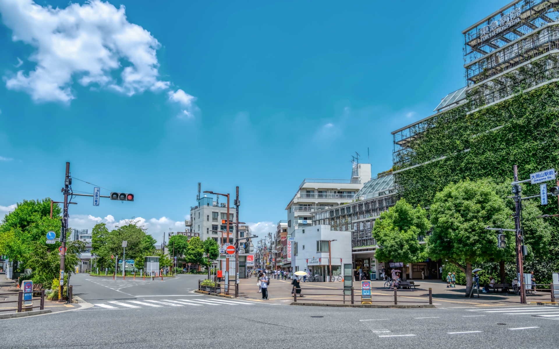 大岡山南口商店会（200m／徒歩3分 大田区北千束3-35（計測地））