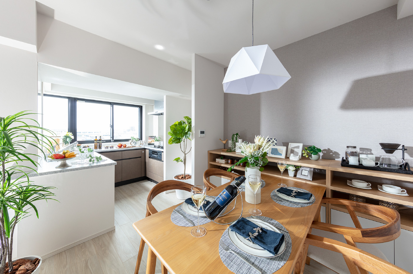 Living Dining Kitchen