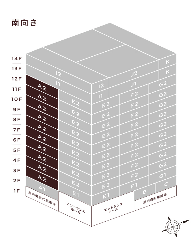 住戸位置概念図
