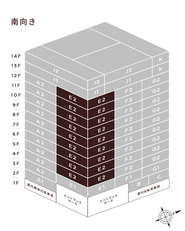 住戸位置概念図