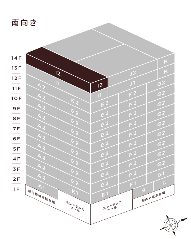 住戸位置概念図