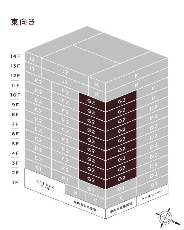 住戸位置概念図