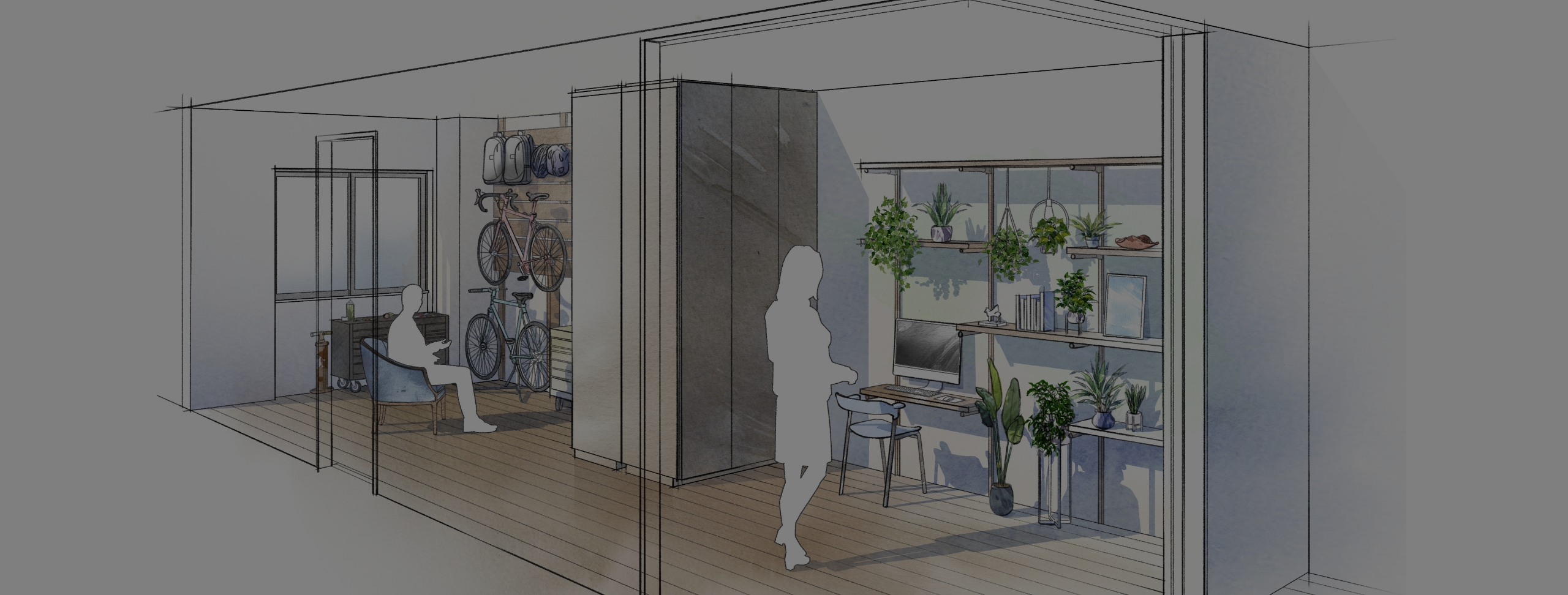 F2 タイプ 趣味の空間 イメージイラスト