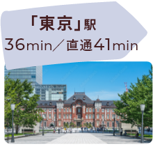 「東京」駅 36min