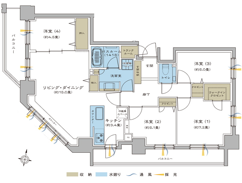 マンションの間取りをどう選ぶ 暮らしやすい間取りの条件 スムスムスマウ 公式 ライオンズマンションの大京