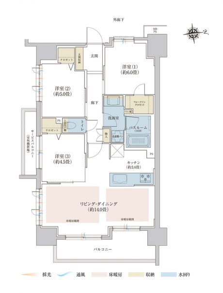 間取り図の例